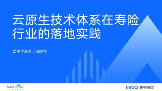 云原生技术体系在寿险行业的规划和落地实践