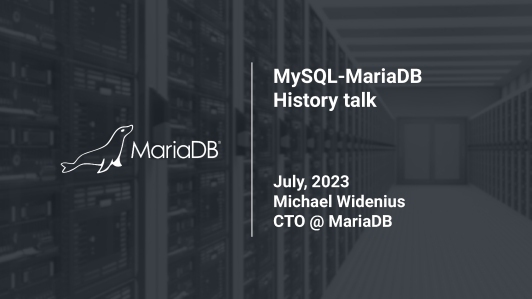 MariaDB发展过程中技术架构选型思考