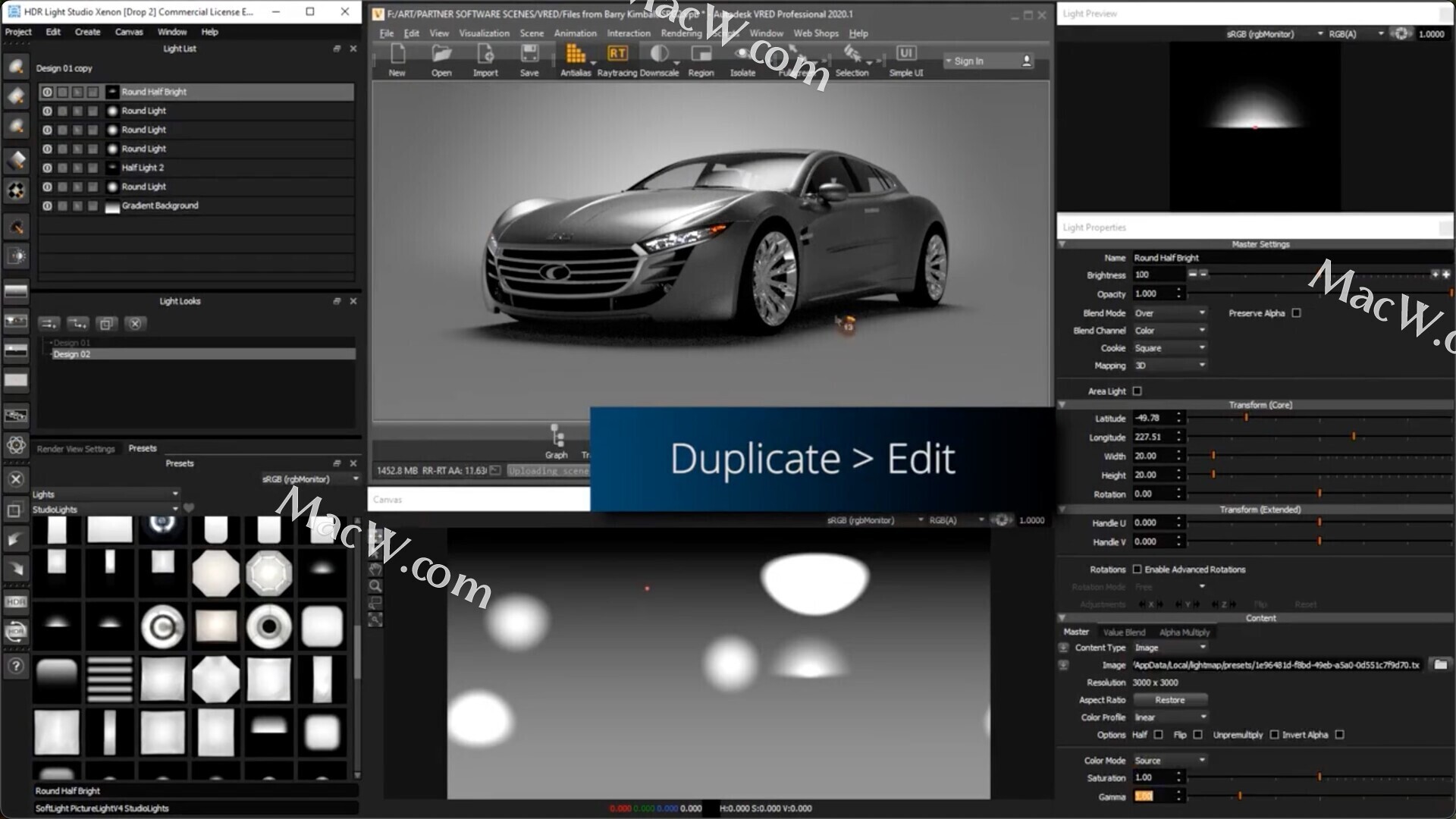 3D灯光贴图渲染HDR Light Studio Xenon 破解补丁版 兼容Mac26系统及M芯片