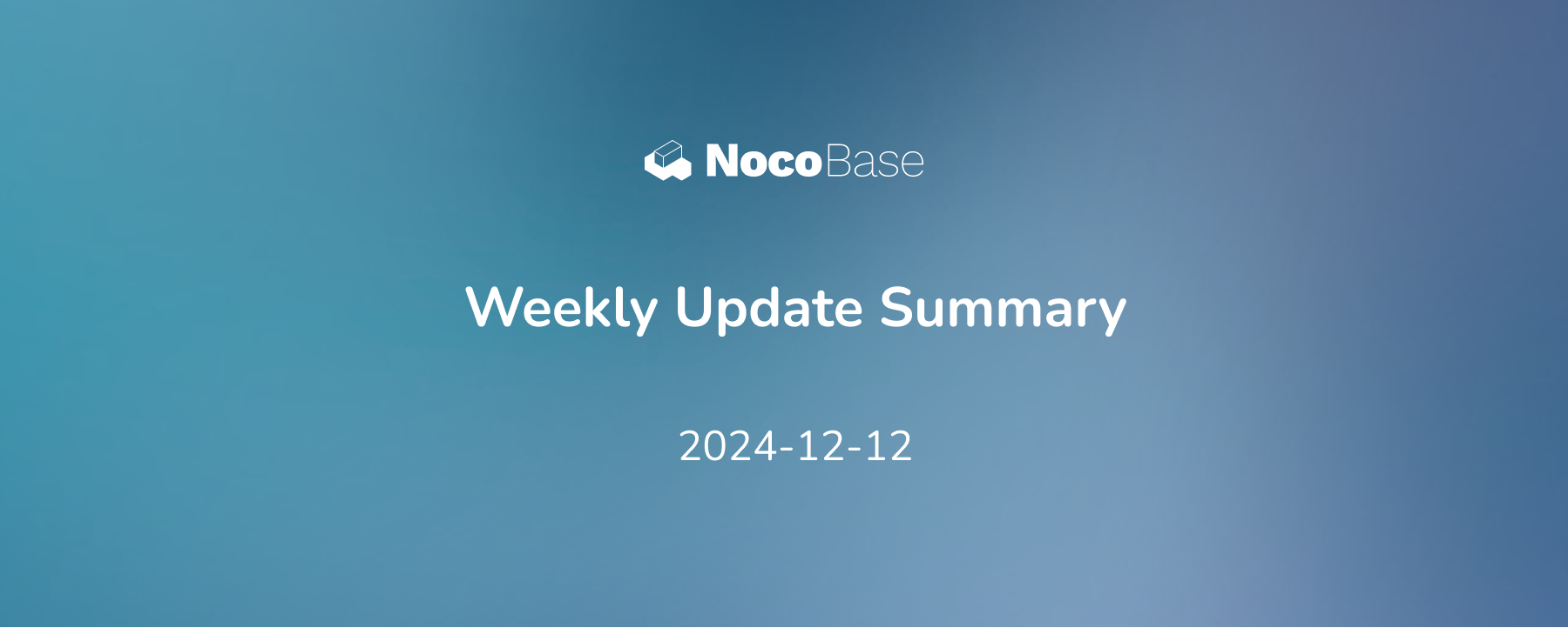 NocoBase 本周更新汇总：提升性能