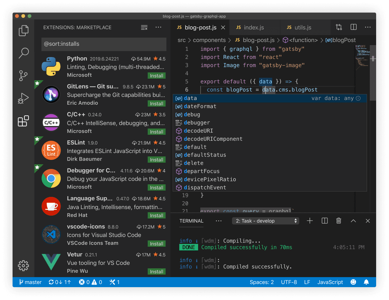 一起来写 VS Code 插件：VS Code 版 CNode 已上线