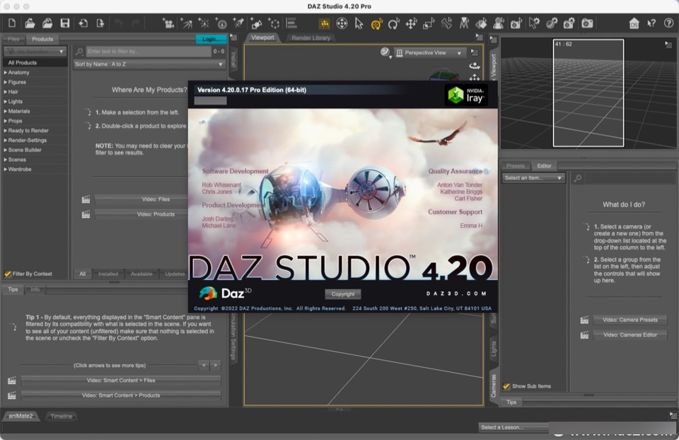 DAZ Studio for Mac(专业三维人物动画制作工具) 4.20.0.17永久激活版