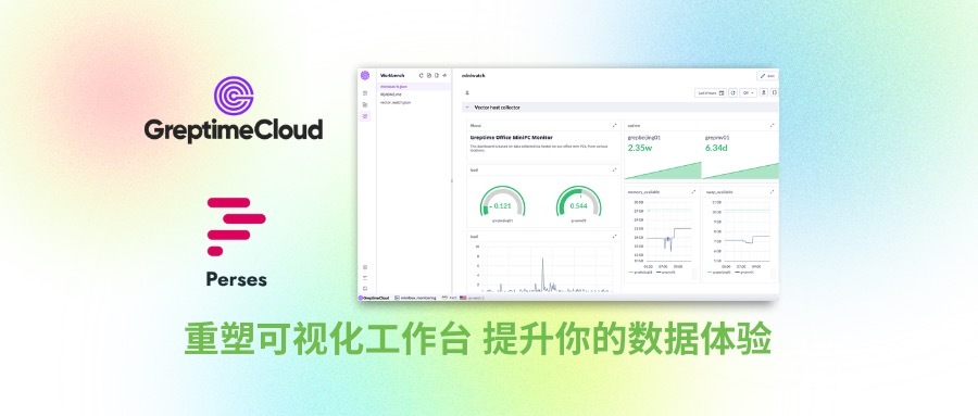 与 Perses 深度集成，重构 GreptimeCloud 可视化工作台