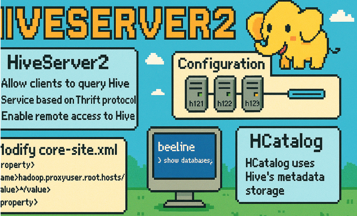 大数据-16-Hive HiveServer2 HS2 允许客户端远程执行HiveHQL HCatalog
