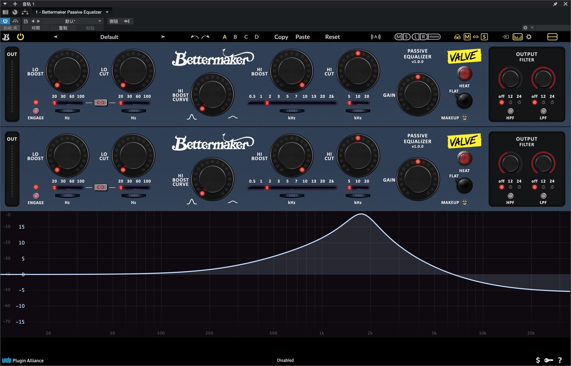 Plugin Alliance Bettermaker Passive Equalizer(Bettermaker无源均衡器)