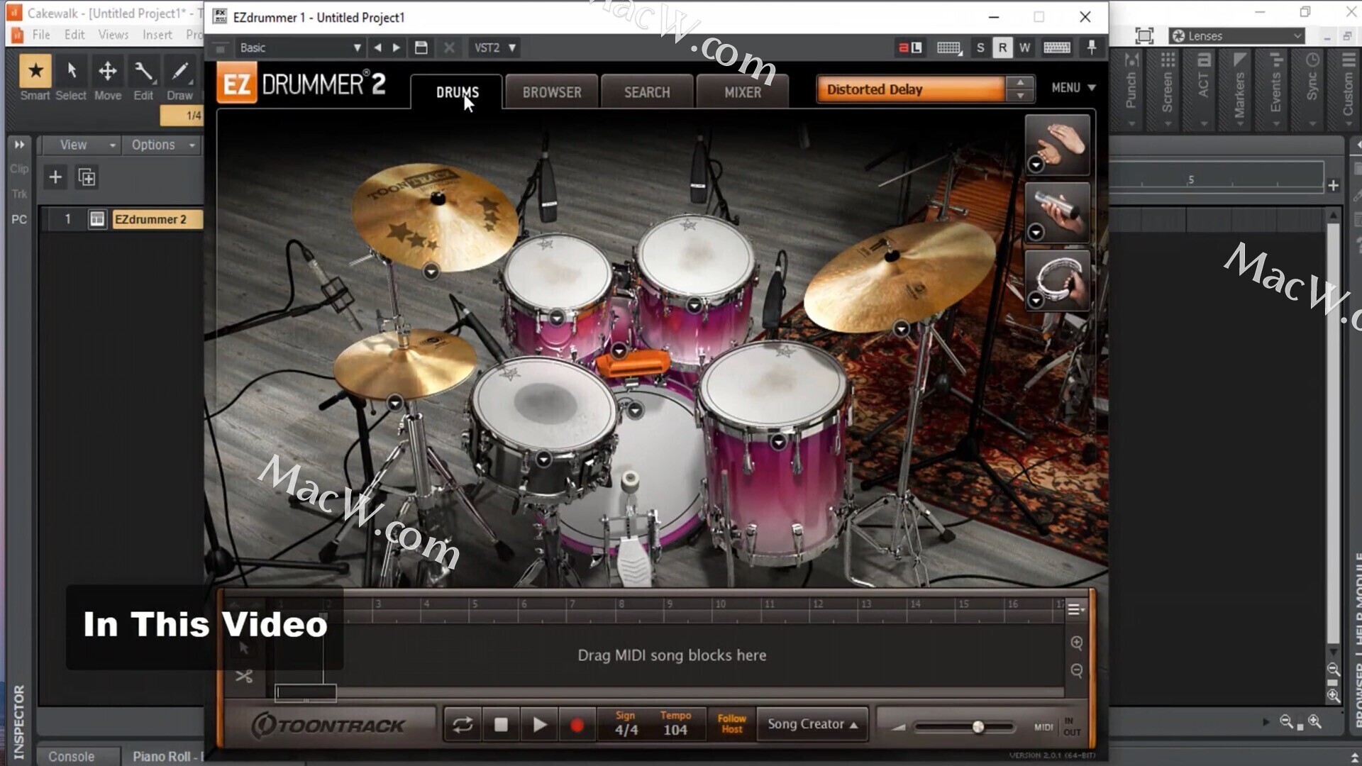 老牌原声鼓音源Toontrack EZDrummer for Mac安装教程
