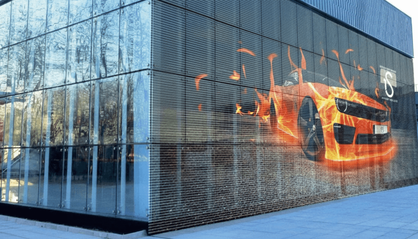 橱窗用LED显示屏,店铺“亮”起来