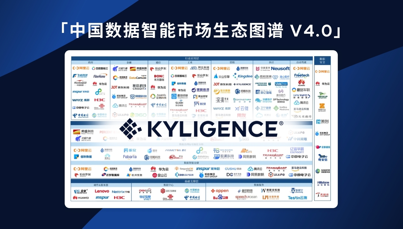 跬智信息（Kyligence）入选 IDC《中国数据智能市场生态图谱V4.0》