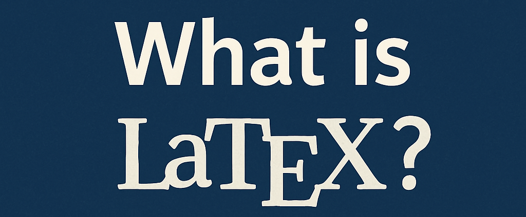 一份简短的LaTeX相关术语的介绍