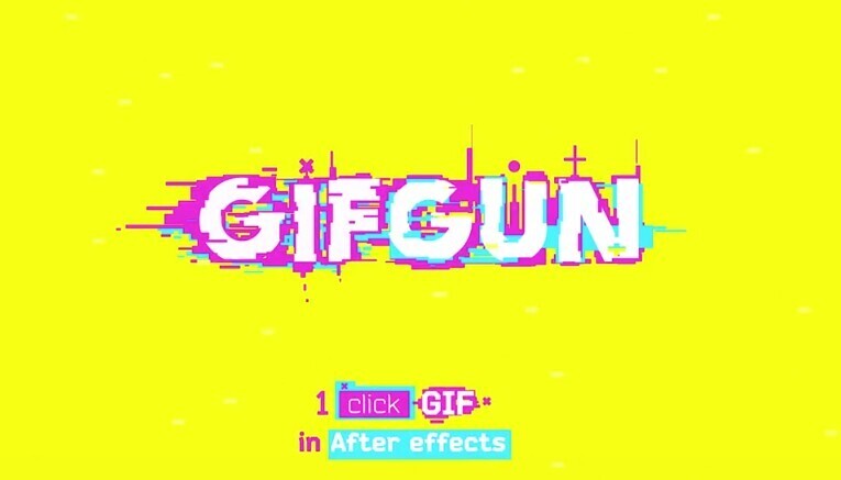 AE脚本-一键快速输出GIF动图格式插件 GifGun