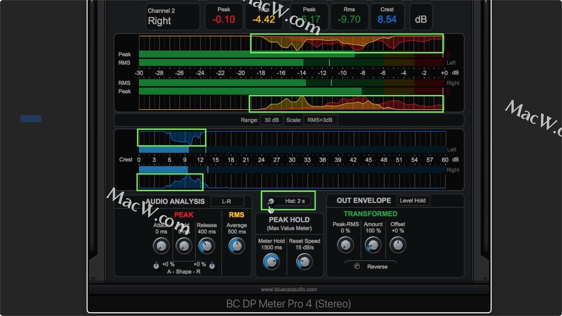 Blue Cat Audio Blue Cats DP Meter Pro 4 (DPMP音频分析工具)v4.3.3激活版