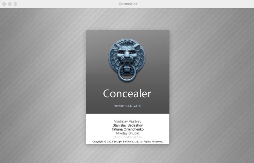 Concealer for Mac(文件信息加密工具) v1.3.6中文版