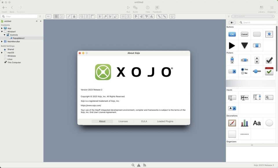 Xojo 2023 Release for mac(跨平台编程开发工具) v23.2.0.3.60612中文激活版