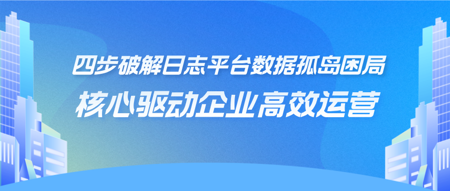 四步破解日志平台数据孤岛困局，核心驱动企业高效运营