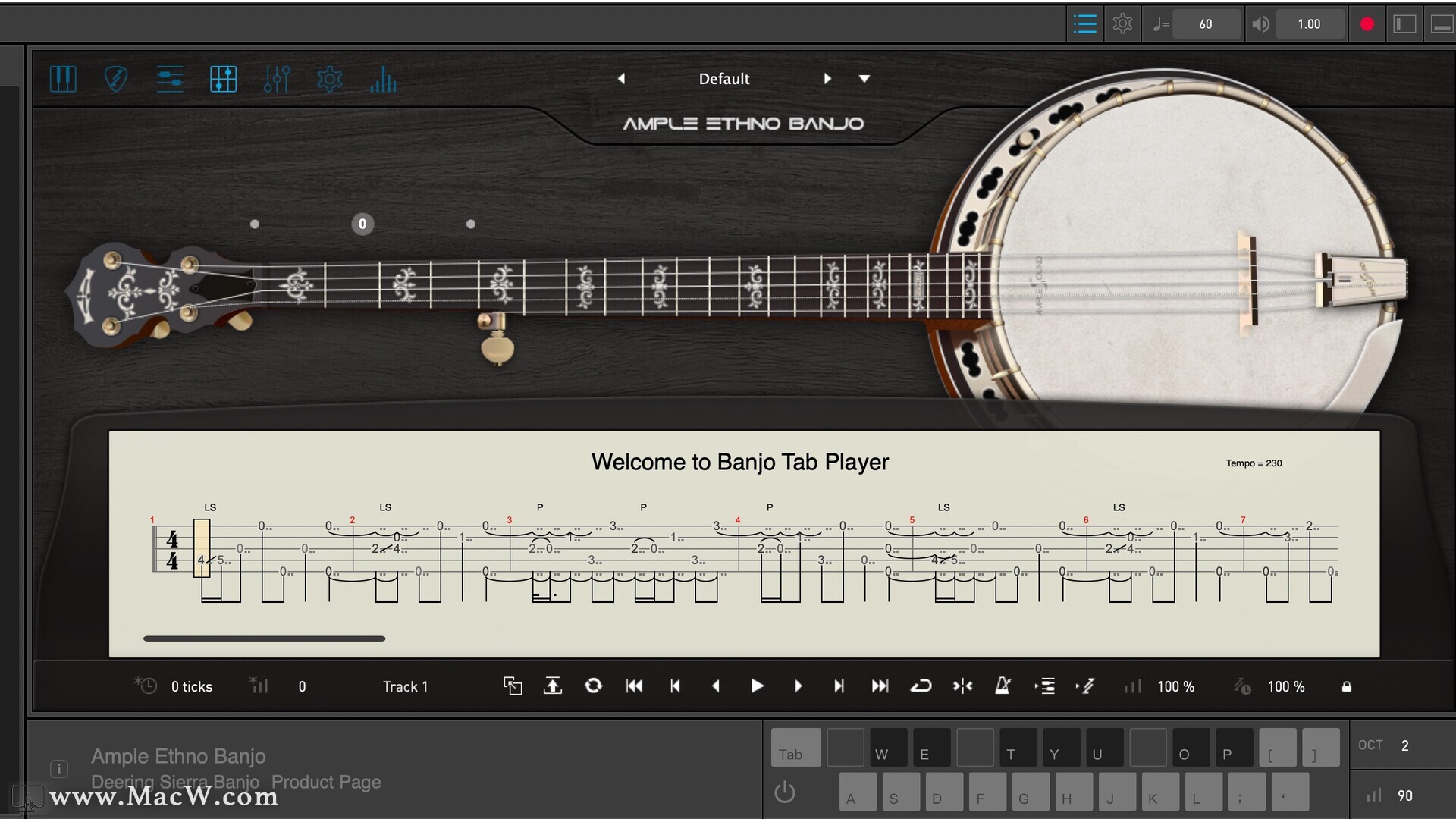 Ample Sound Ample Ethno Banjo for mac(民族班卓琴) v1.5.0激活版