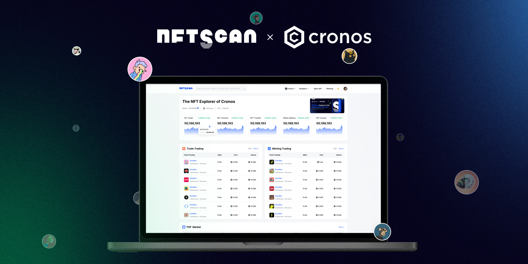 基础设施 NFTScan 正式发布 Cronos 网络 NFT 浏览器