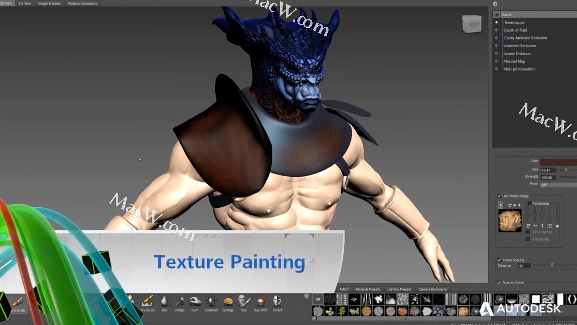 3D数字绘画和雕刻 Mudbox 2025新功能