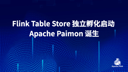 Flink Table Store 独立孵化启动 ，Apache Paimon 诞生