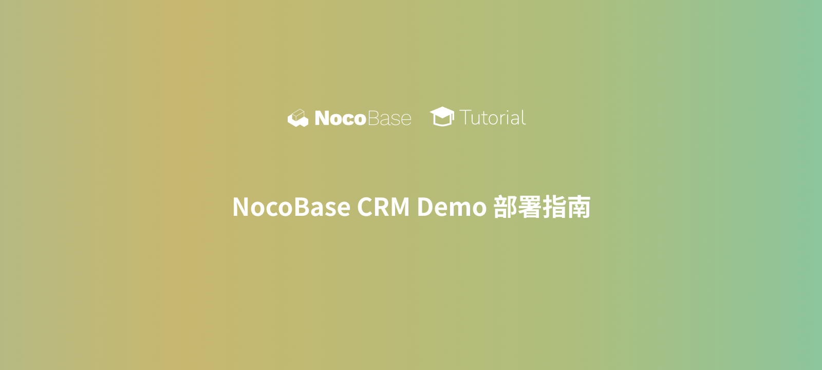 NocoBase CRM Demo 部署指南