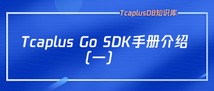 【TcaplusDB知识库】Tcaplus Go SDK手册（一）