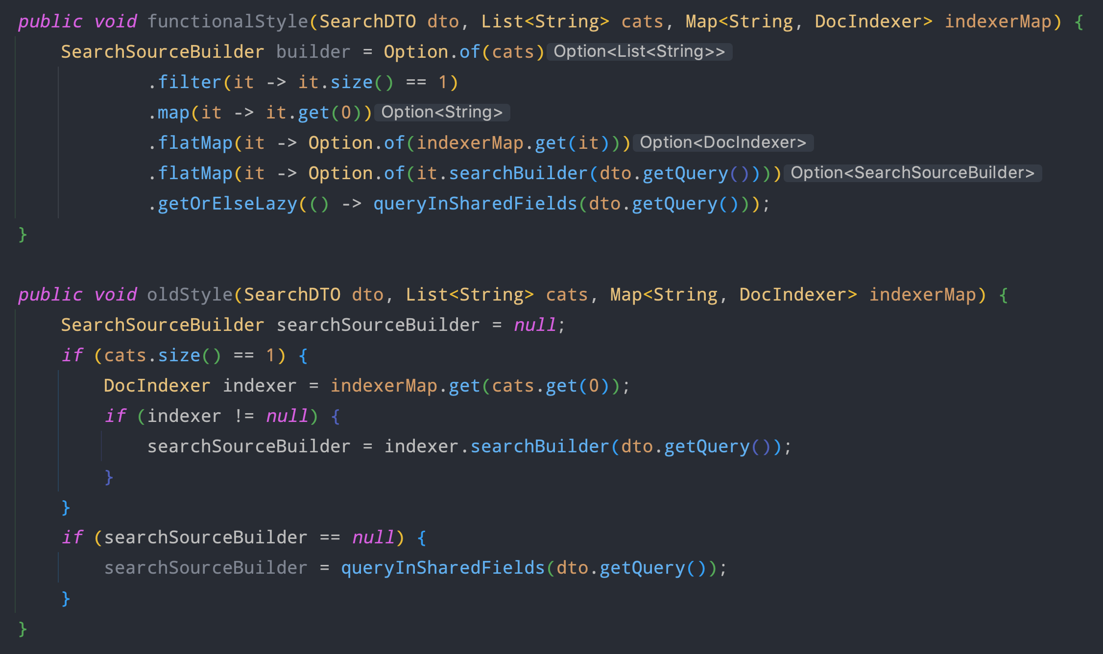 用函数式写法精简 Java 代码的一个例子-开源基础软件社区