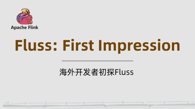 Fluss: First Impression