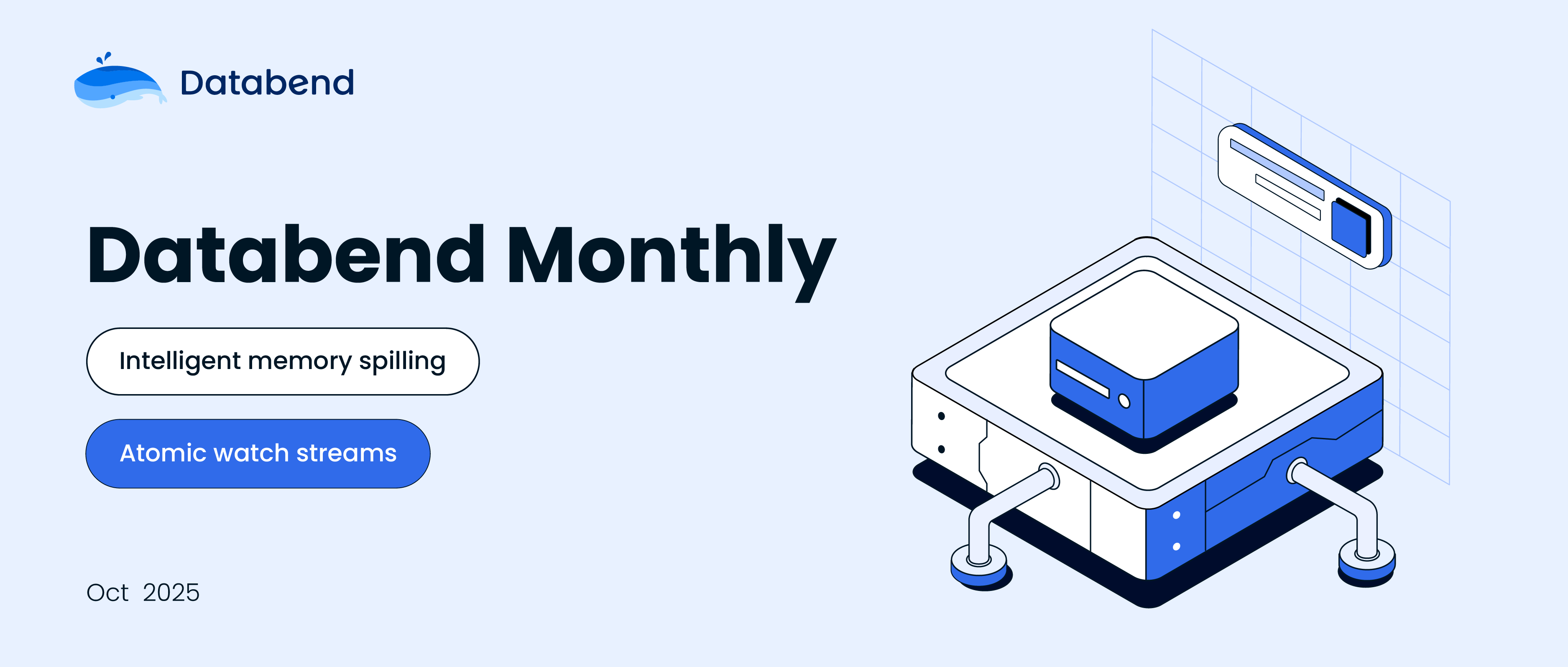 Databend 十月月报：存储过程正式可用，数据流程全面自动化