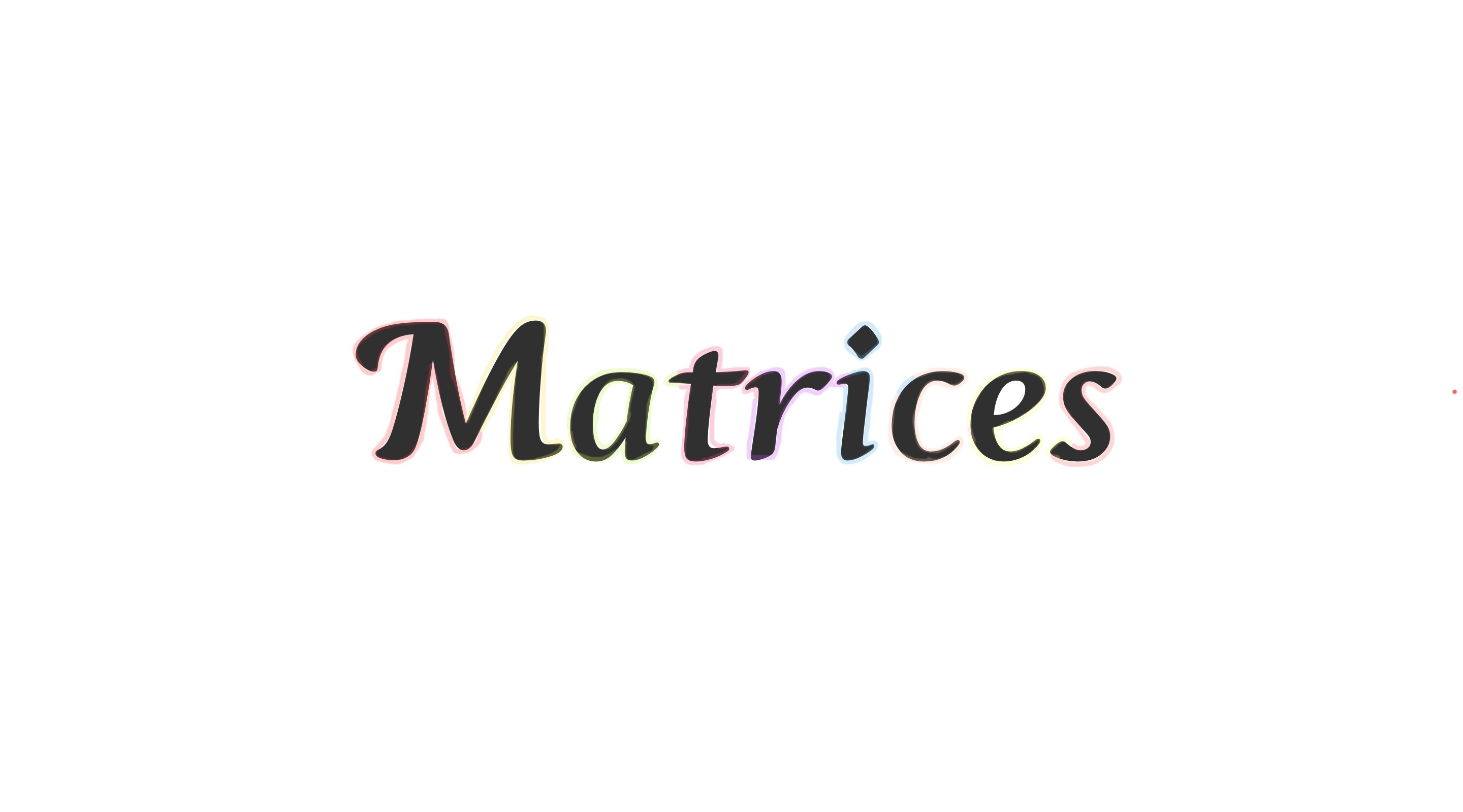 机器学习·笔记之：Matrices and Vectors