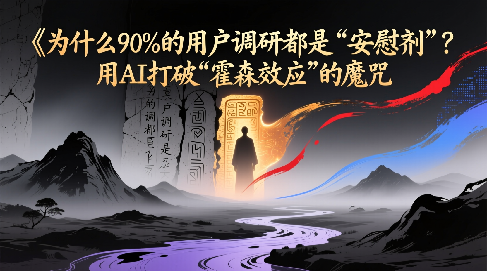 为什么90%的用户调研都是"安慰剂"？用AI打破"霍桑效应"的魔咒