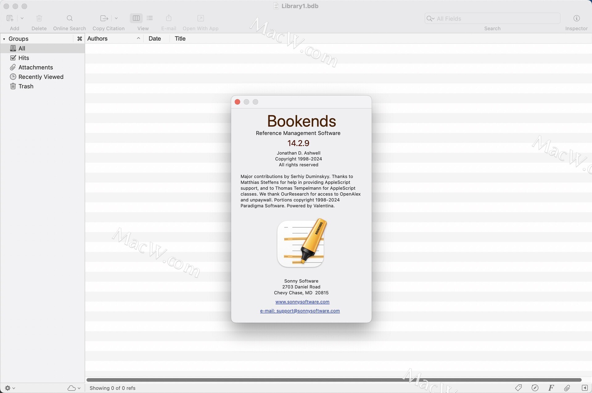 Bookends for Mac(文献书籍管理工具)v14.2.9注册激活版