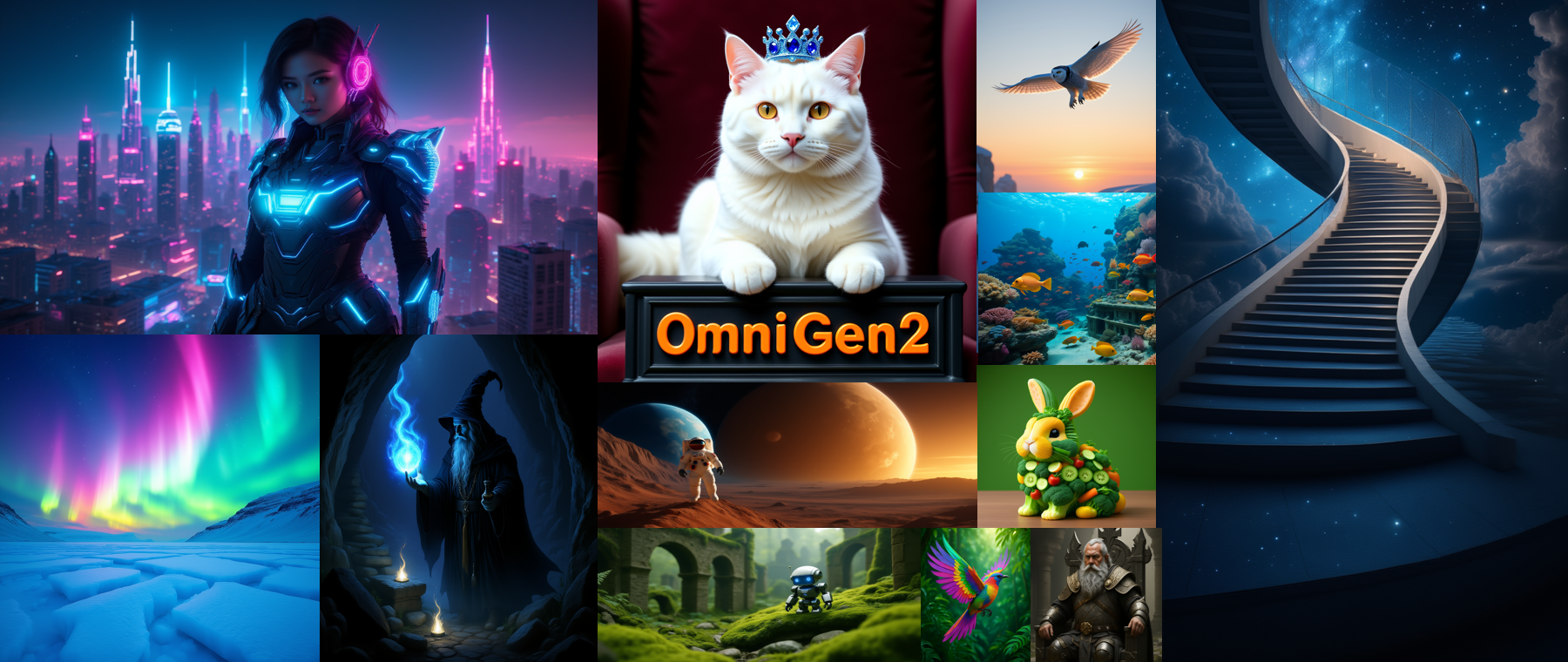 OmniGen2重磅升级,统一图像生成再进化