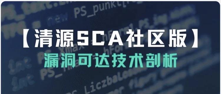 清源SCA社区版｜每一次漏洞判定皆有代码为证