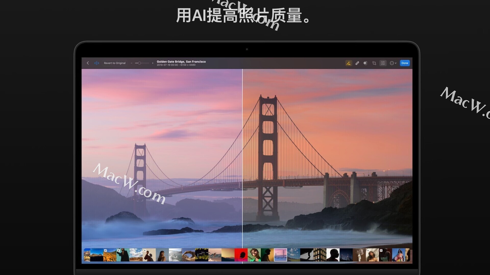 Photomator for mac 强大的色彩调整功能、对 650 多种 RAW 图像格式的支持