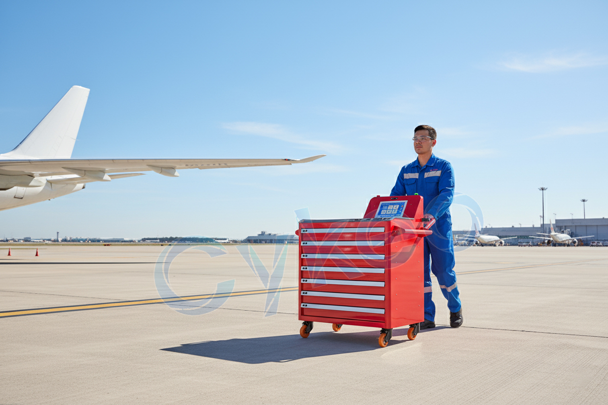 航空机务场景推荐用哪种RFID智能工具车？