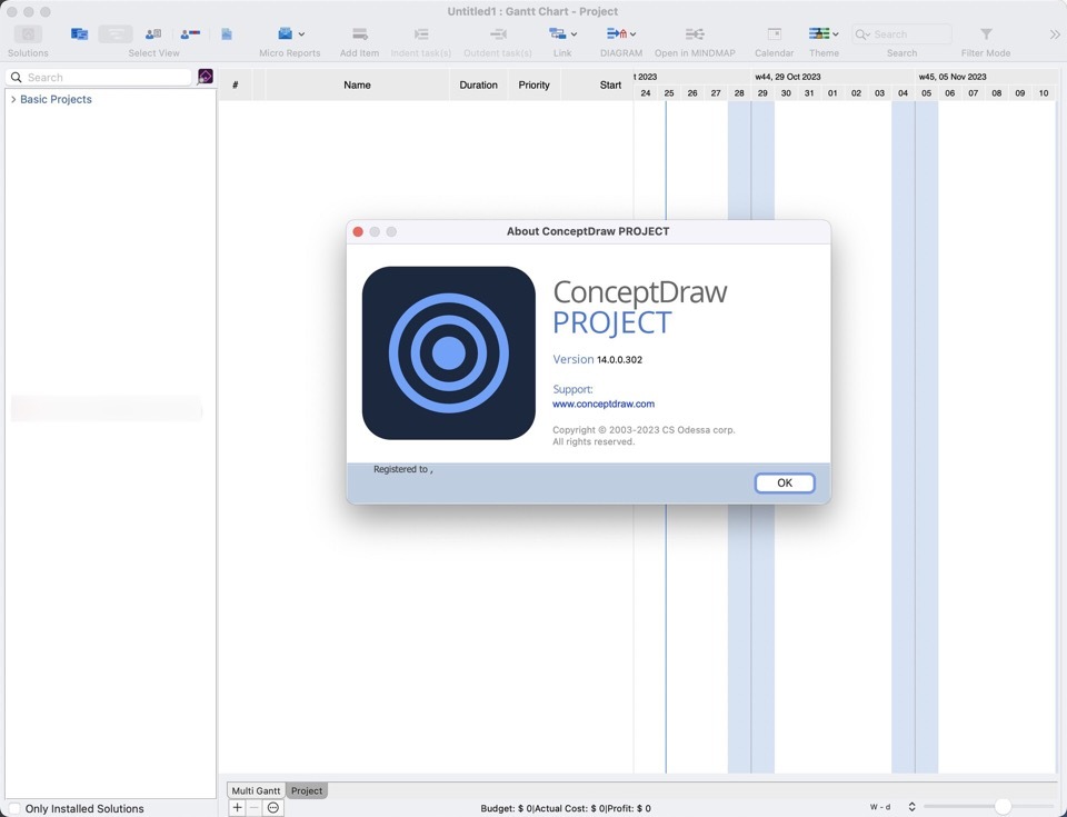 ConceptDraw PROJECT for Mac(项目管理软件) 14.0.0.302完整激活版