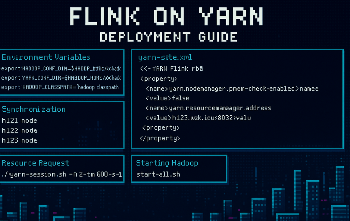 大数据-111 Flink 安装部署 On YARN 部署全流程详解：环境变量、配置与资源申请