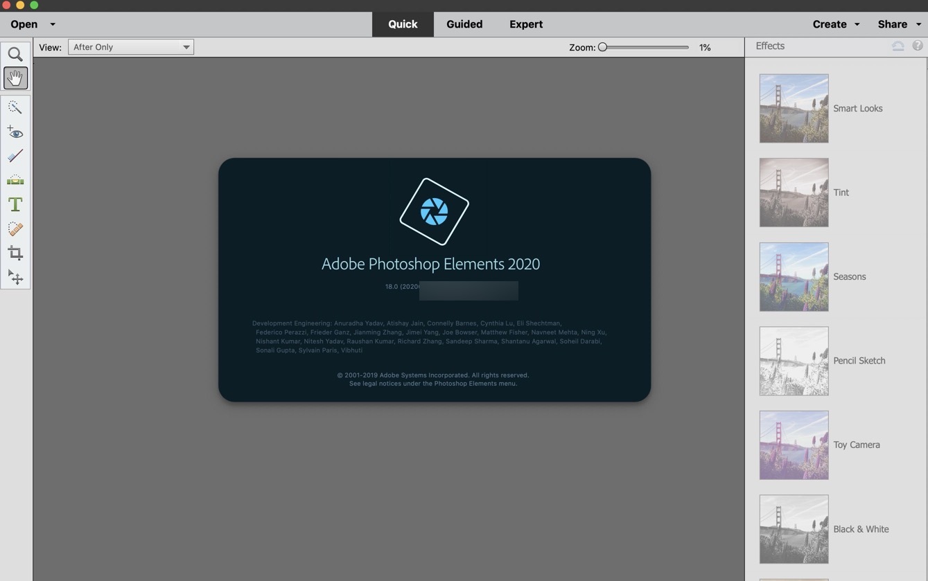 图形处理工具：Photoshop Elements mac中文直装版下载