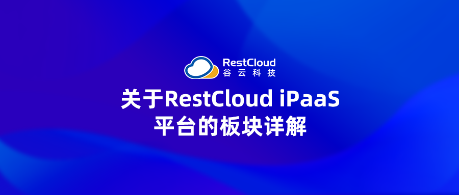 关于RestCloud iPaaS平台的板块详解