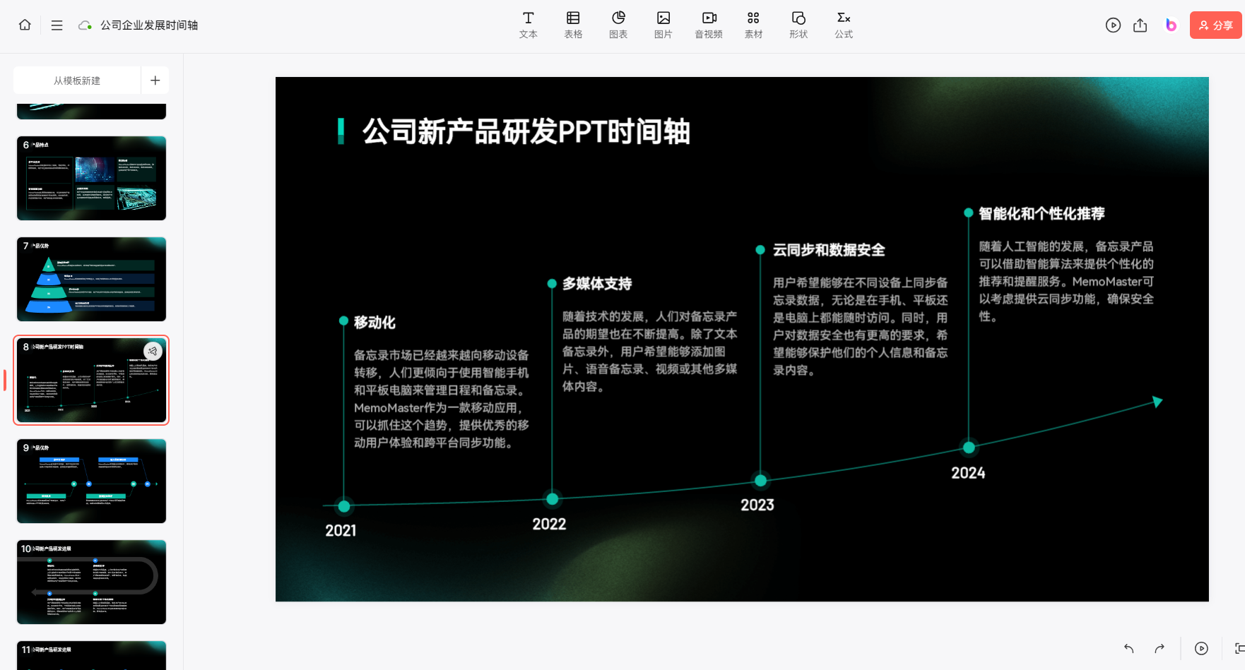 PPT时间轴怎么画？用这款AI工具自动生成，告别手绘！