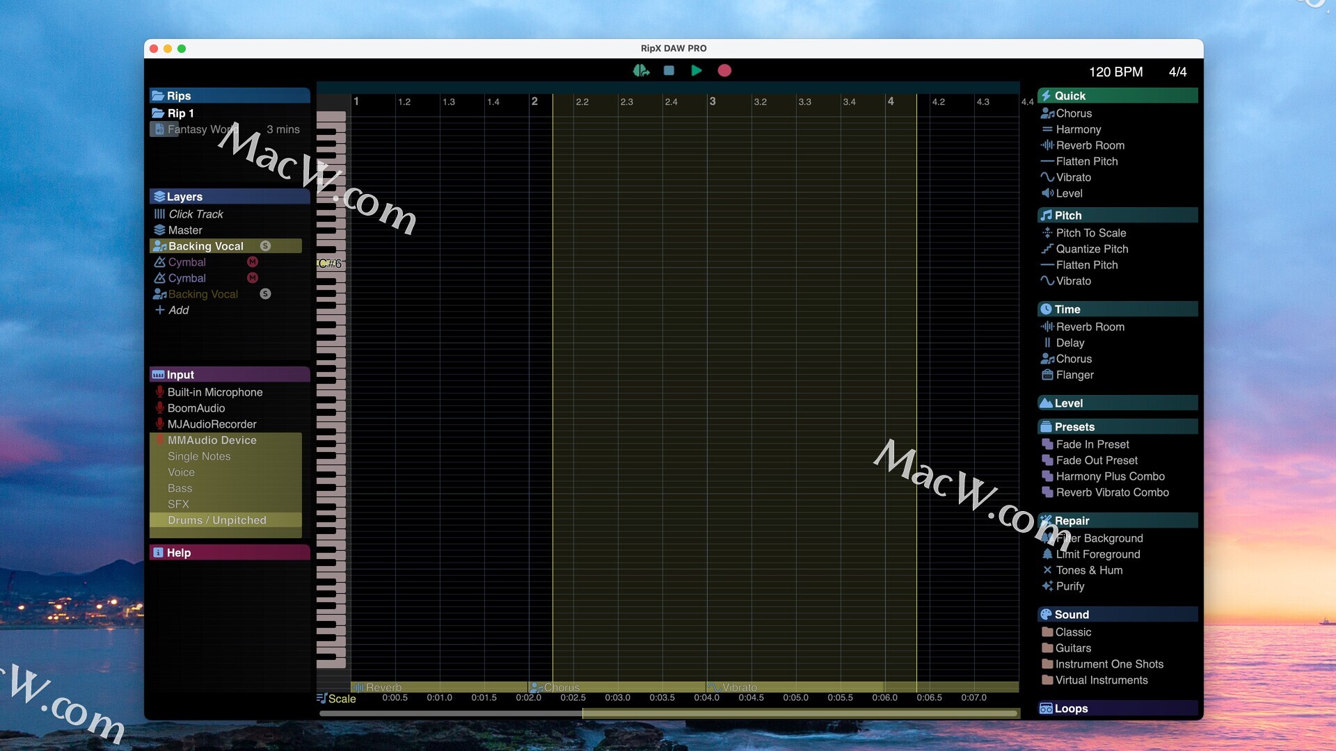 Mac操作系统的专业音频处理软件：Hit'n'Mix RipX DAW PRO