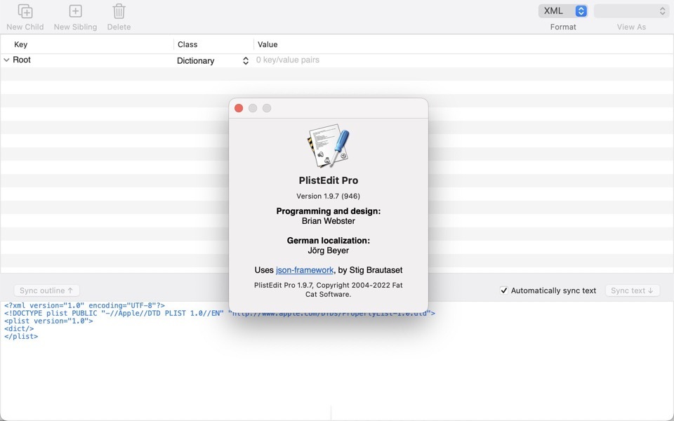PlistEdit Pro for Mac(Plist编辑器) 1.9.7直装激活版