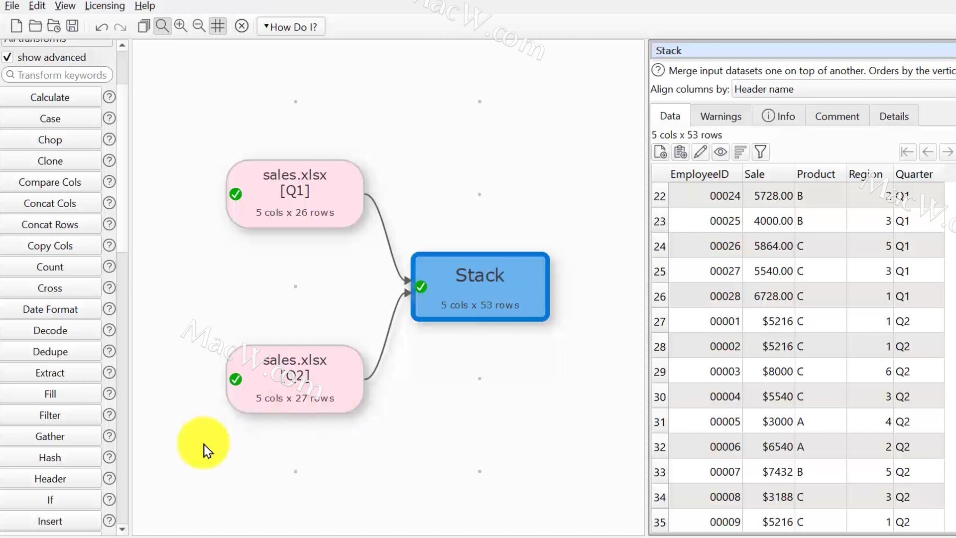 将Excel转换为HTML：Easy Data Transform for mac