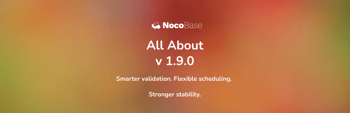 NocoBase v1.9.0 正式版发布