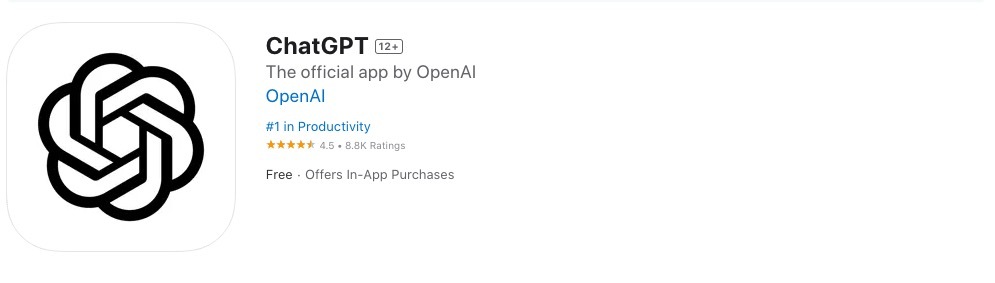 ChatGPT App苹果版下载