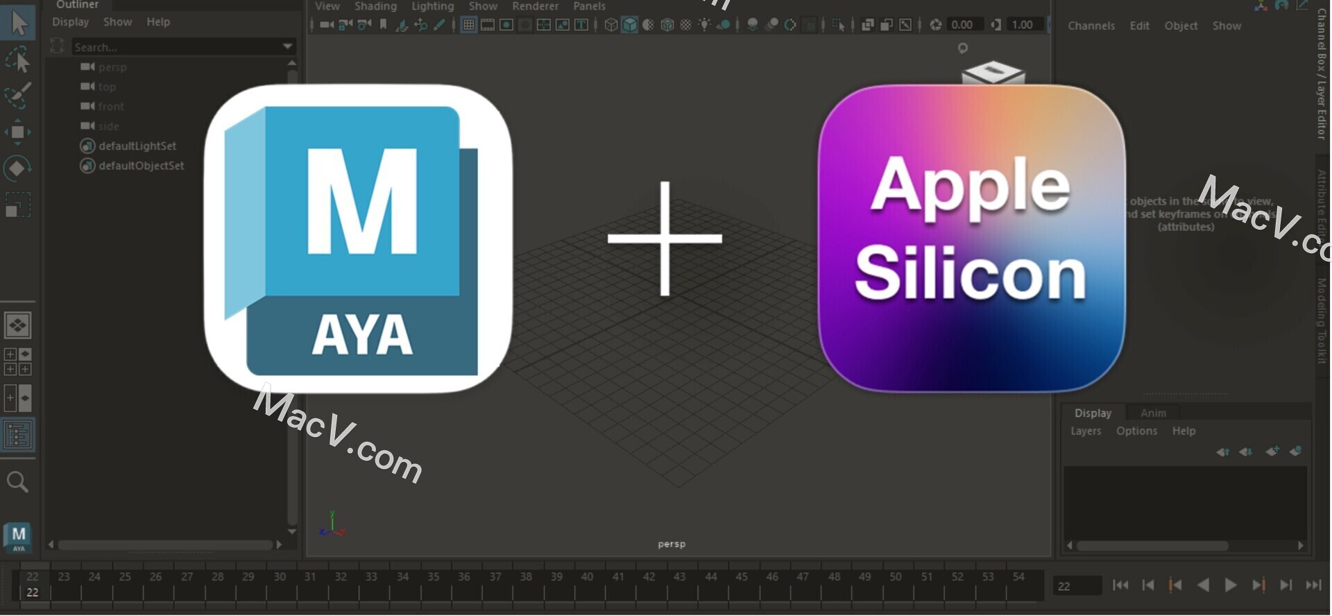 Autodesk Maya 2025全新升级 适配Apple Silicon