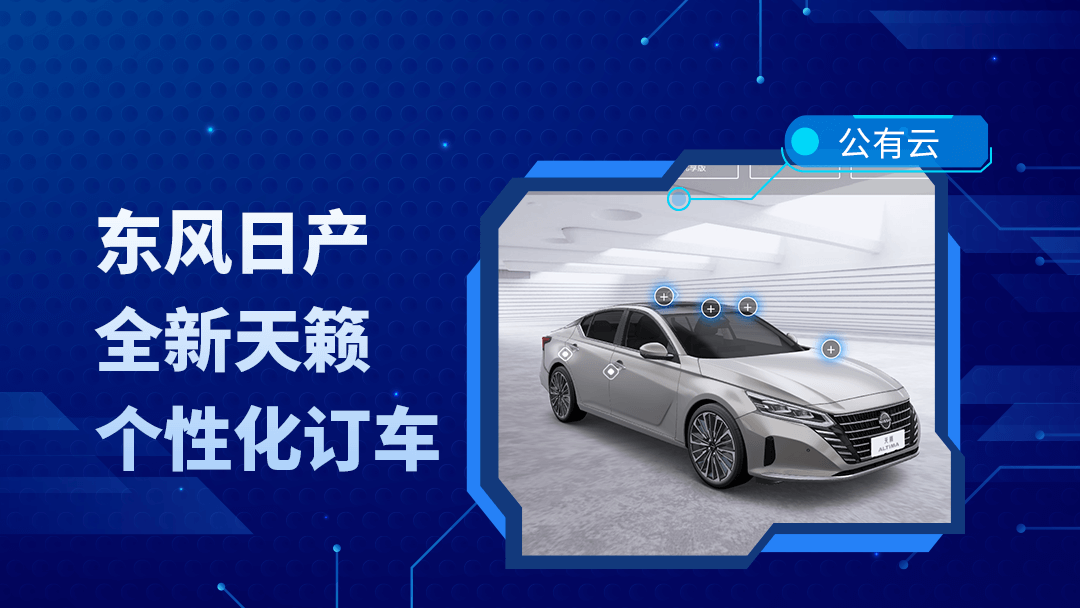 3DCAT+东风日产：共建线上个性化订车实时云渲染方案
