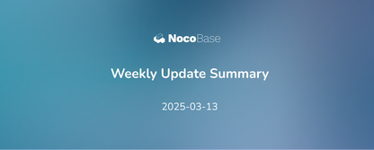 NocoBase 本周更新汇总：双因素身份认证（2FA）