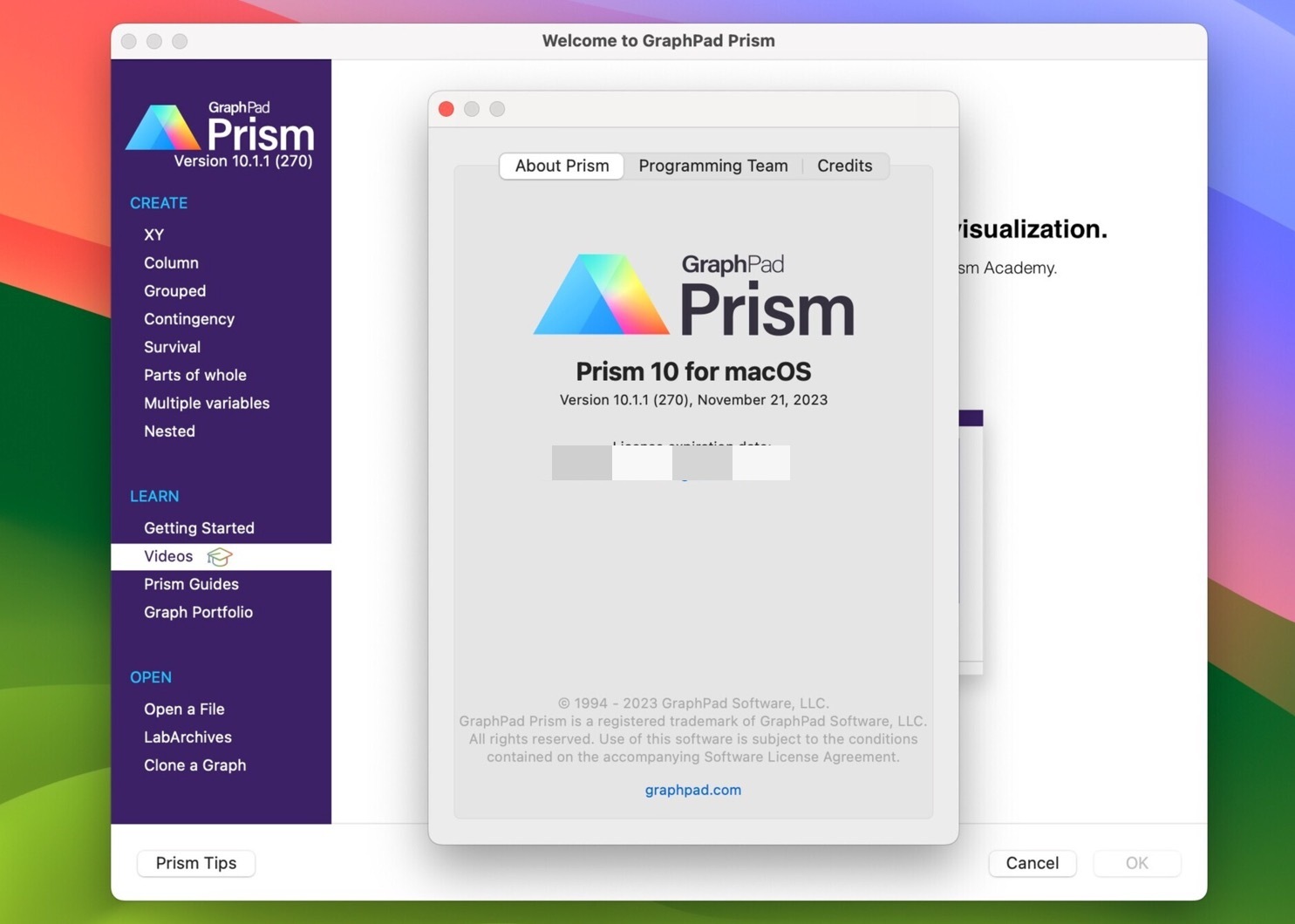 graphpad prism for Mac(专业医学绘图工具) v10.1.1完美激活版