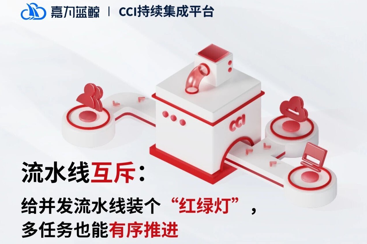 嘉为蓝鲸CCI持续集成平台流水线互斥：自定义排队规则，百级并发也能有序执行