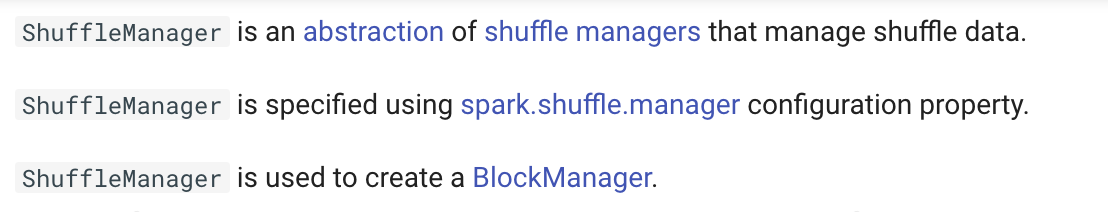 Spark ShuffleManager